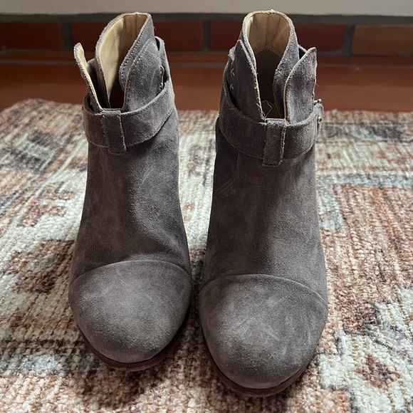 rag & bone Suede Moto Booties - Picture 6 of 6